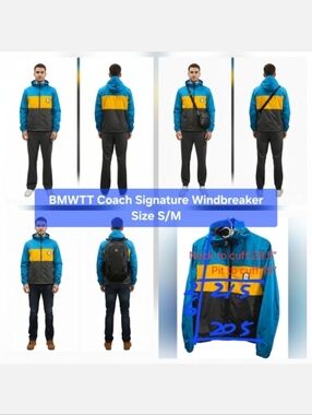 BNWTT Coach Signature Windbreaker Size S/M